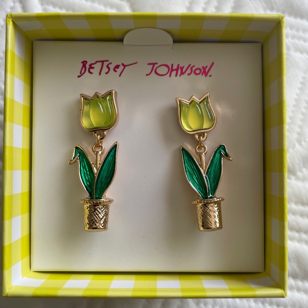 Betsey Johnson Tulips Earrings